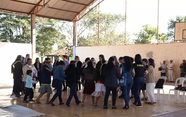 Mulheres indígenas falam sobre realidade de Amambai para o Ministério das Mulheres do Governo Federal