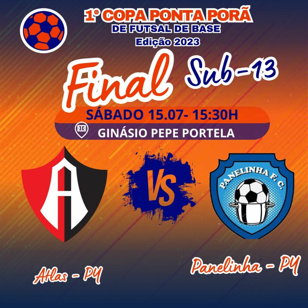 Finais  da 1ª Copa Ponta Porã de futsal acontece hoje no Pepe Portela