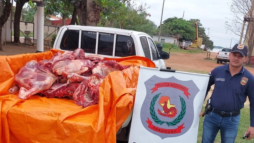 Incautan más de 1.000 kilos de carne clandestina