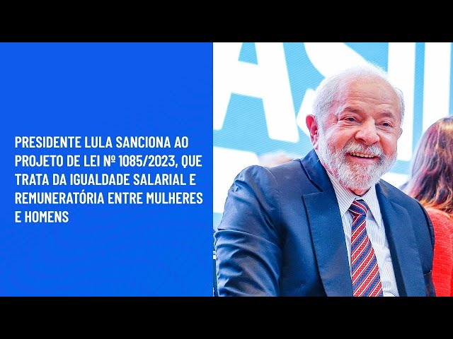 Presidente sanciona lei que determina igualdade salarial entre homens e mulheres Presidente sanciona lei que determina igualdade salarial entre homens e mulheres
