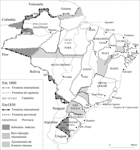 Ponta Porã: Linha internacional - concluída demarcação da fronteira Brasil / Paraguai