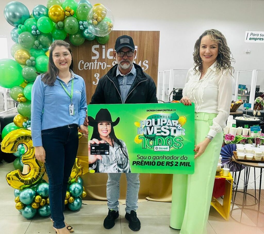 Poupar e Investir é para Todos: Sicredi Centro-Sul premia associados e poupadores e Ponta Porã teve ganhadores Poupar e Investir é para Todos: Sicredi Centro-Sul premia associados e poupadores e Ponta Porã teve ganhadores