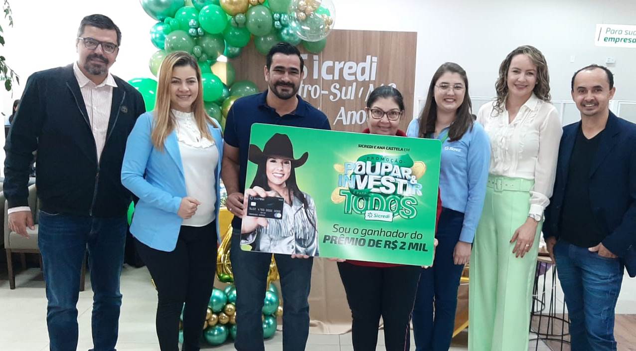 Poupar e Investir é para Todos: Sicredi Centro-Sul premia associados e poupadores e Ponta Porã teve ganhadores Poupar e Investir é para Todos: Sicredi Centro-Sul premia associados e poupadores e Ponta Porã teve ganhadores