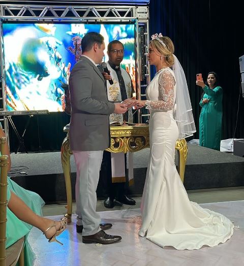Ponta Porã: Na comemoração de seu aniversário, Bia Bordão renova votos de casamento com o amado Anderson Bordão