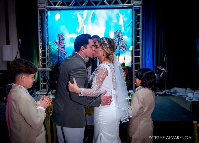 Ponta Porã: Na comemoração de seu aniversário, Bia Bordão renova votos de casamento com o amado Anderson Bordão