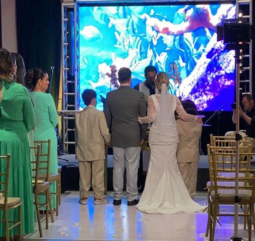Ponta Porã: Na comemoração de seu aniversário, Bia Bordão renova votos de casamento com o amado Anderson Bordão