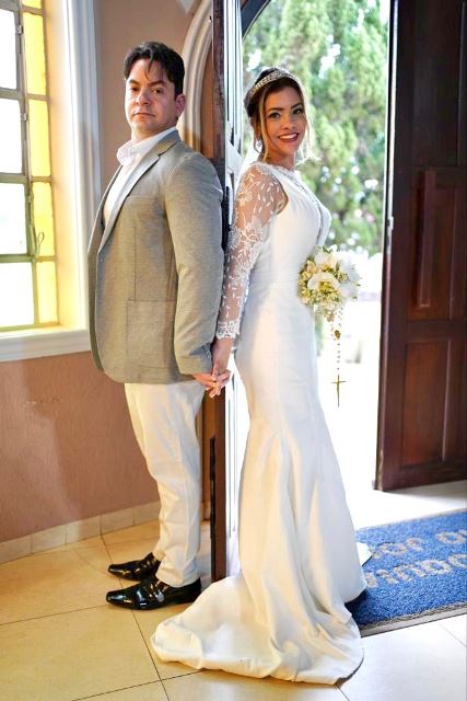 Ponta Porã: Na comemoração de seu aniversário, Bia Bordão renova votos de casamento com o amado Anderson Bordão