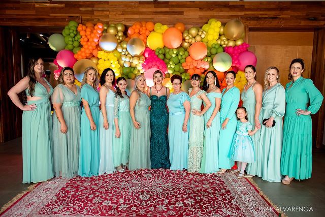 Ponta Porã: Na comemoração de seu aniversário, Bia Bordão renova votos de casamento com o amado Anderson Bordão