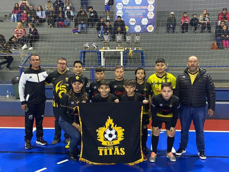 Na 1ª Copa Ponta Porã de futsal a Escolinha Titãs fechou com grandes conquistas Na 1ª Copa Ponta Porã de futsal a Escolinha Titãs fechou com grandes conquistas