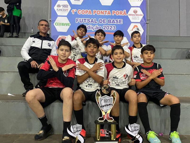 Na 1ª Copa Ponta Porã de futsal a Escolinha Titãs fechou com grandes conquistas