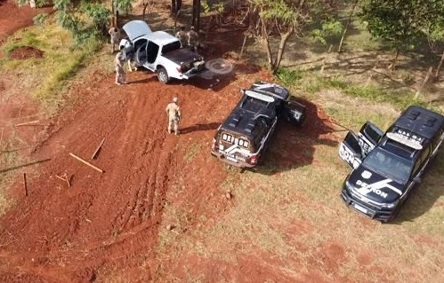 PC por intermédio da DEFRON, no âmbito da Operação Hórus, apreendeu 395 quilos de maconha