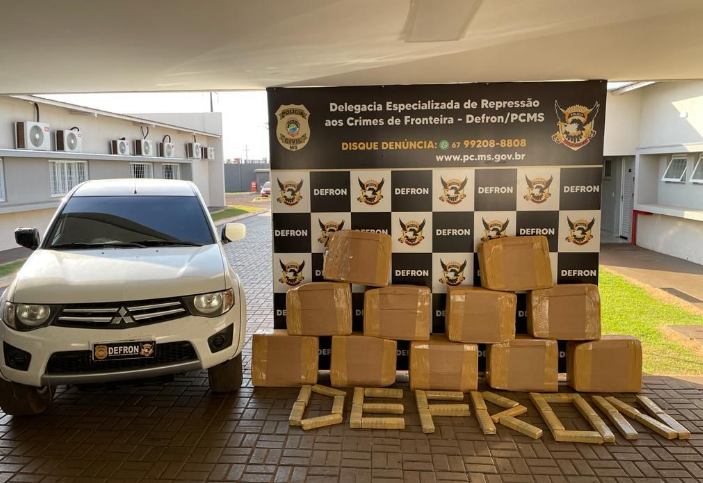 PC por intermédio da DEFRON, no âmbito da Operação Hórus, apreendeu 395 quilos de maconha PC por intermédio da DEFRON, no âmbito da Operação Hórus, apreendeu 395 quilos de maconha