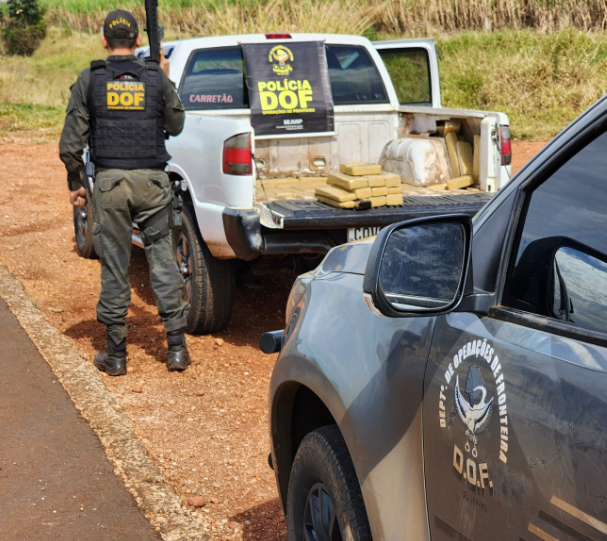 Ponta Porã: Homem que seguia com quase 200 quilos de maconha para Brasília é preso pelo DOF Ponta Porã: Homem que seguia com quase 200 quilos de maconha para Brasília é preso pelo DOF