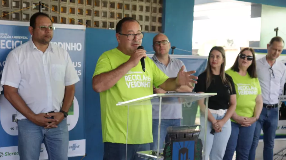 Projeto Recicla Verdinho 2023 é oficialmente lançado em Amambai Projeto Recicla Verdinho 2023 é oficialmente lançado em Amambai
