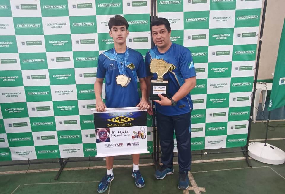 Tênis de Mesa Masculino de Ponta Porã foi campeão do JEMS Tênis de Mesa Masculino de Ponta Porã foi campeão do JEMS