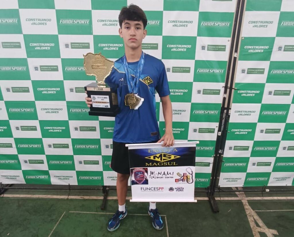 Tênis de Mesa Masculino de Ponta Porã foi campeão do JEMS Tênis de Mesa Masculino de Ponta Porã foi campeão do JEMS