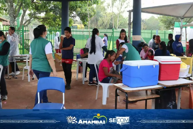 Cerca de 10 mil indígenas de Amambai receberam atendimentos no programa MS em Ação Cerca de 10 mil indígenas de Amambai receberam atendimentos no programa MS em Ação
