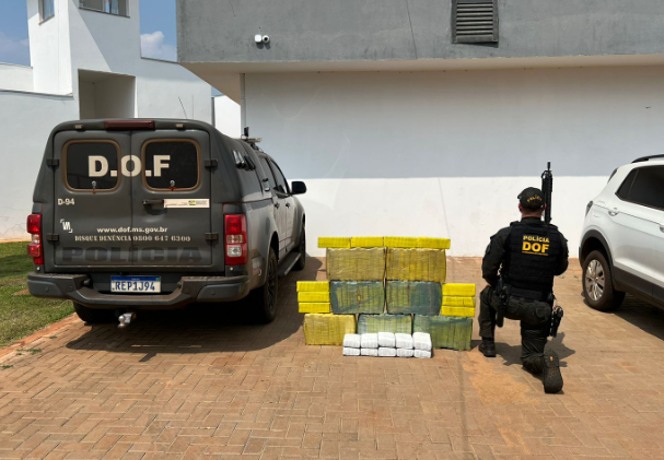 Mais de 160 quilos de drogas são apreendidos pelo DOF Mais de 160 quilos de drogas são apreendidos pelo DOF