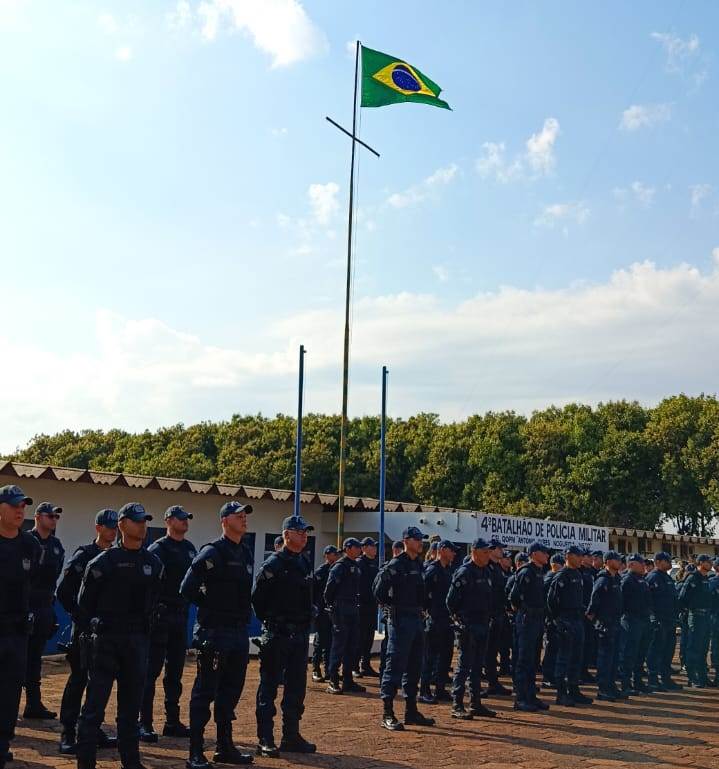 Ponta Porã: PMs do 4º BPM recebem medalhas por tempo de serviço prestados à sociedade Sul Mato-grossense Ponta Porã: PMs do 4º BPM recebem medalhas por tempo de serviço prestados à sociedade Sul Mato-grossense