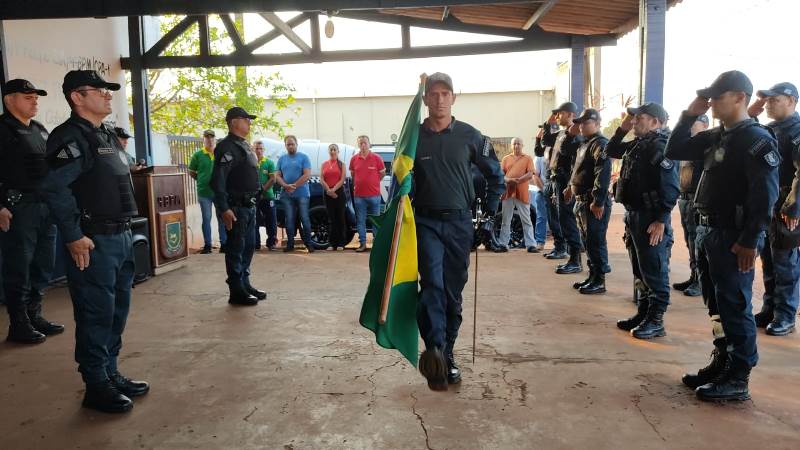 PM do Distrito de Nova Itamarati troca de comando PM do Distrito de Nova Itamarati troca de comando