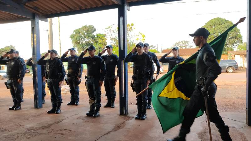 PM do Distrito de Nova Itamarati troca de comando PM do Distrito de Nova Itamarati troca de comando