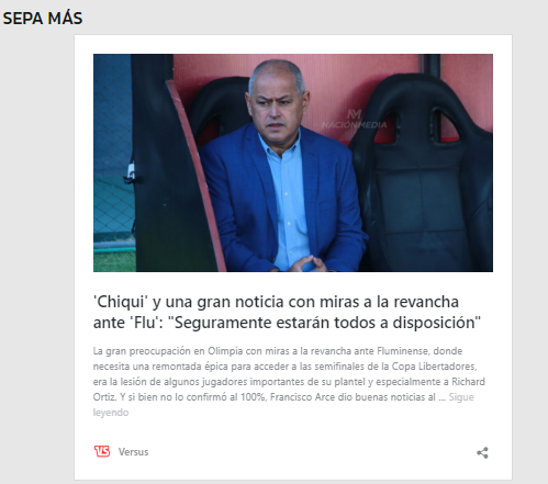 ‘Chiqui’ Arce y la propuesta de Olimpia en la revancha contra Fluminense: “Lo vamos a hacer distinto” ‘Chiqui’ Arce y la propuesta de Olimpia en la revancha contra Fluminense: “Lo vamos a hacer distinto”