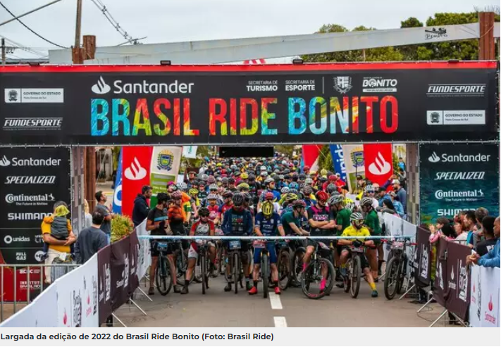 Bonito receberá 1,5 mil ciclistas para competição em meio às belezas naturais Bonito receberá 1,5 mil ciclistas para competição em meio às belezas naturais
