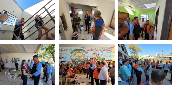 Em Corumbá, governador visita vítimas e locais atingidos por tempestade Em Corumbá, governador visita vítimas e locais atingidos por tempestade