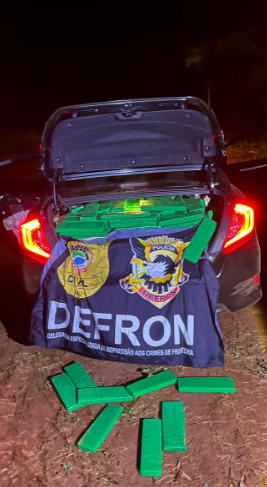 PC por intermédio da DEFRON, apreende mais de meio tonelada de maconha PC por intermédio da DEFRON, apreende mais de meio tonelada de maconha