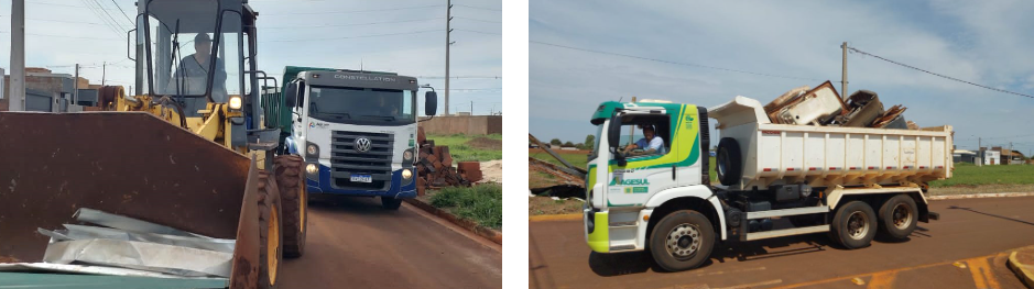 Agesul retira 30 caminhões de lixo das ruas de Dourados Agesul retira 30 caminhões de lixo das ruas de Dourados