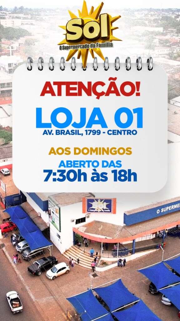 Supermercado Sol e as ofertas tamanho família