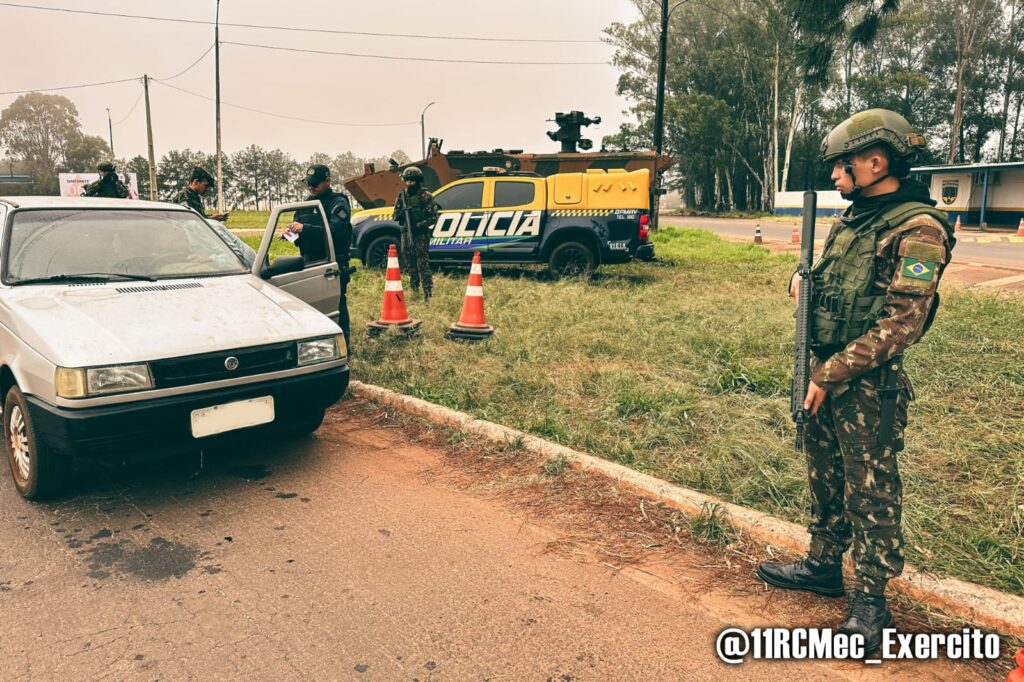 11° RC MEC participa da Operação Ágata Guaicurus IV