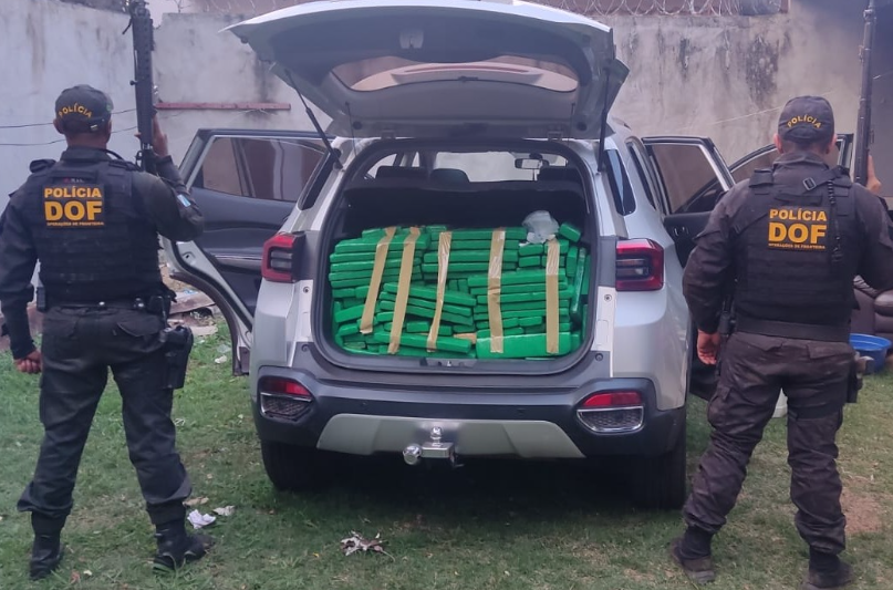 Ponta Porã: Quase meia tonelada de maconha é apreendida pelo DOF Ponta Porã: Quase meia tonelada de maconha é apreendida pelo DOF
