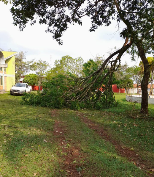 Temporal desta segunda-feira deixou rastro de destruição no município Temporal desta segunda-feira deixou rastro de destruição no município
