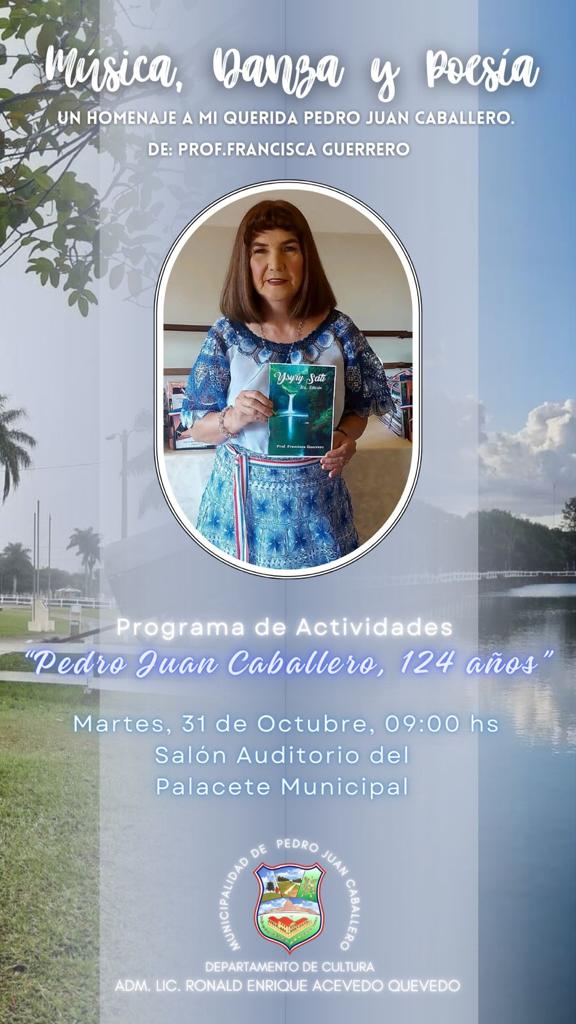 “Música, danza y poesía” en el salón auditorio de la municipalidad “Música, danza y poesía” en el salón auditorio de la municipalidad