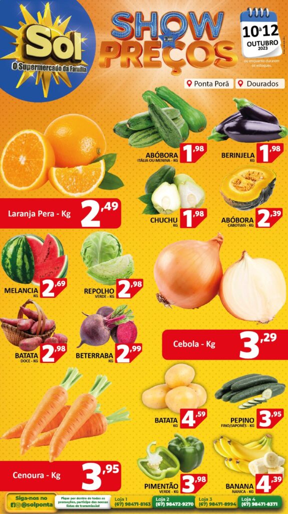 Supermercado Sol e o show de preços baixos