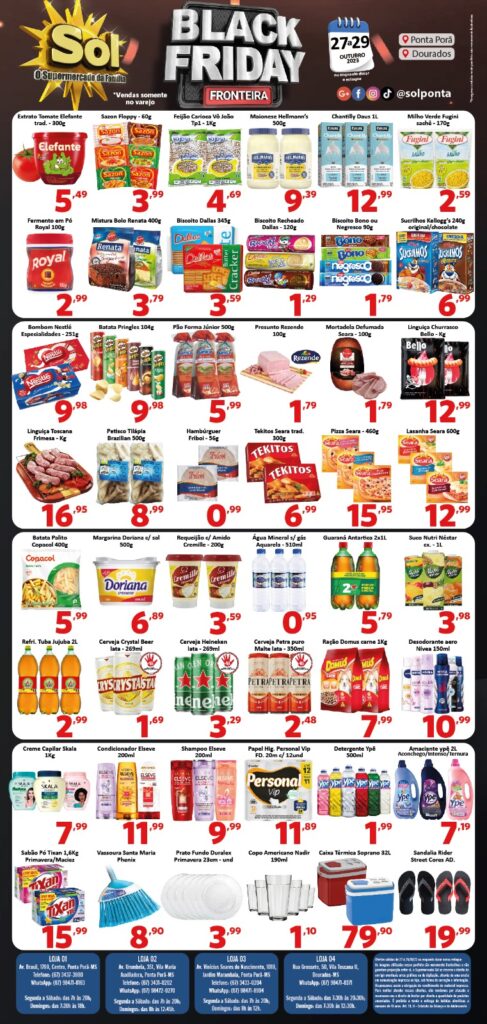 Supermercado Sol e as ofertas do 'Black Friday'
