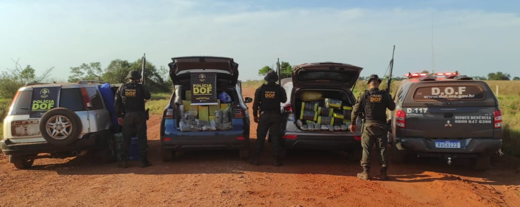 DOF apreende mais de 2,2 toneladas de drogas, recupera veículos e recaptura foragido DOF apreende mais de 2,2 toneladas de drogas, recupera veículos e recaptura foragido