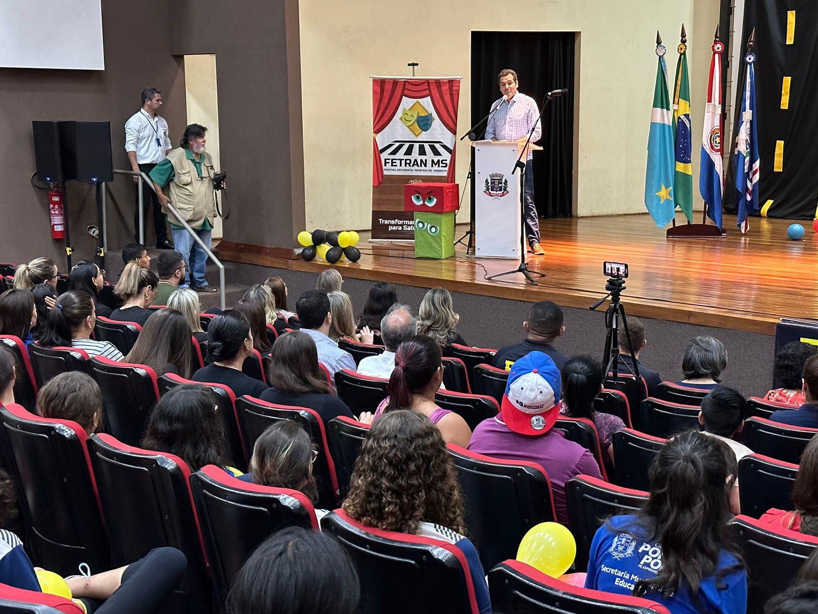 Escolas de Ponta Porã participaram de evento da PRF