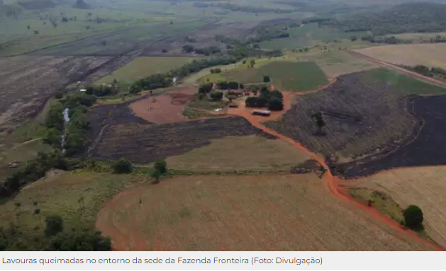 Tensão continua em área disputada por indígenas e fazendeiros na fronteira Tensão continua em área disputada por indígenas e fazendeiros na fronteira