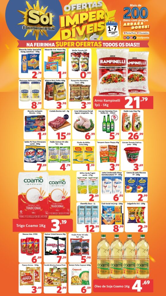 Supermercado Sol e as ofertas da quarta e quinta verde Supermercado Sol e as ofertas da quarta e quinta verde