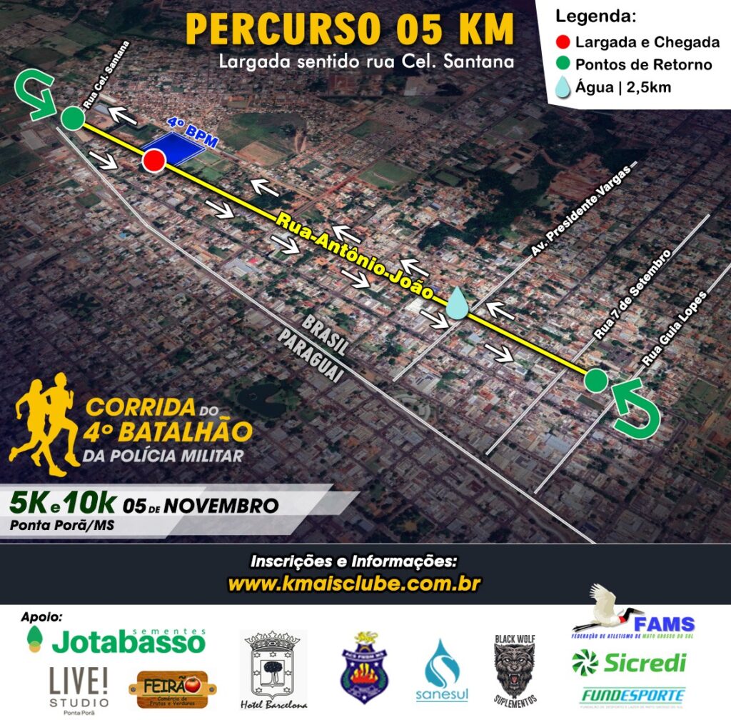 Corrida: 4º BPM informa os locais que terão as vias interditadas no domingo, dia 5 Corrida: 4º BPM informa os locais que terão as vias interditadas no domingo, dia 5