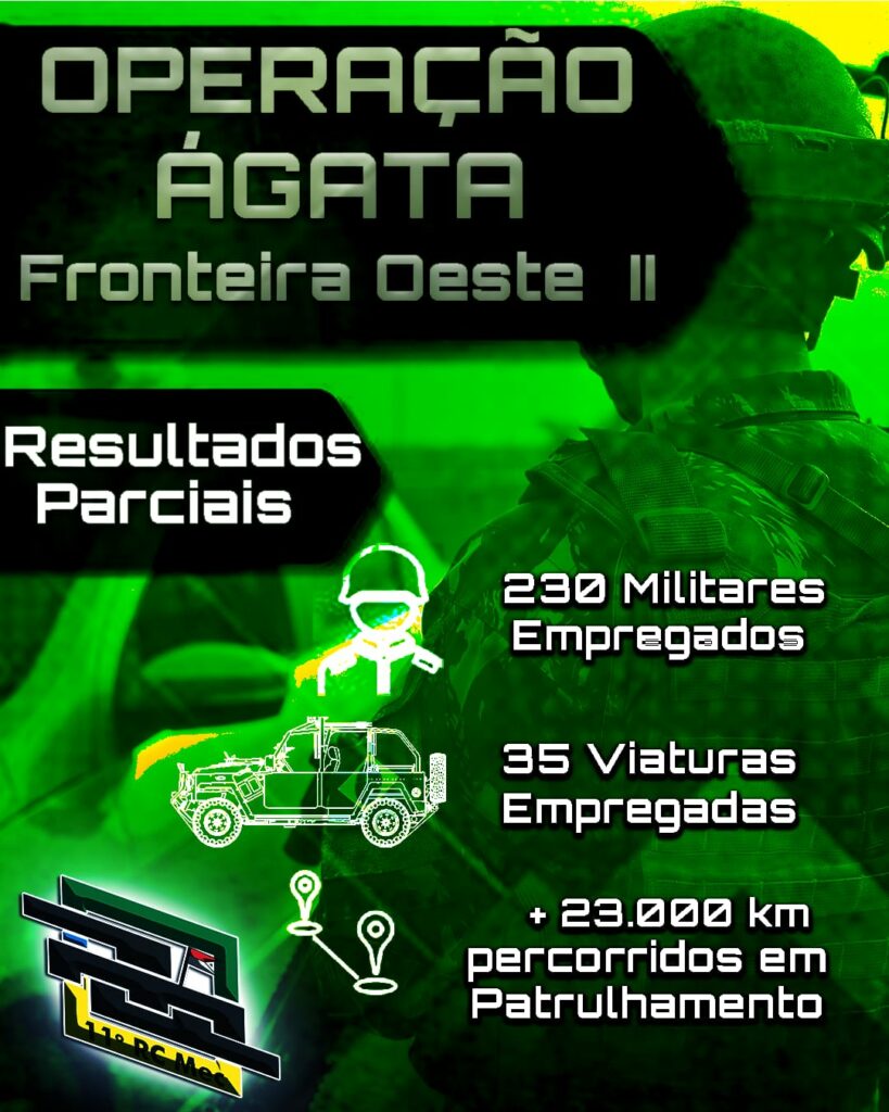 Operação Ágata : 11° RC MEC realiza 11 prisões e 40 apreensões Operação Ágata : 11° RC MEC realiza 11 prisões e 40 apreensões