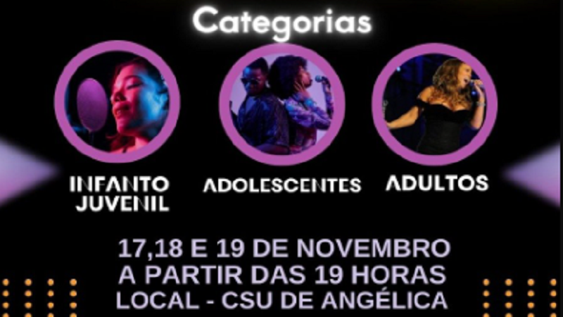 3º Fest´Gospel de Angélica começa hoje 3º Fest´Gospel de Angélica começa hoje