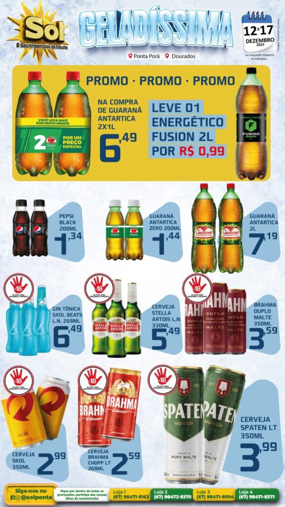 Supermercado Sol e as ofertas da quarta e quinta verde Supermercado Sol e as ofertas da quarta e quinta verde
