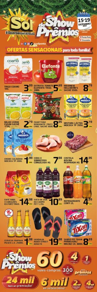 Supermercado Sol e o show de ofertas