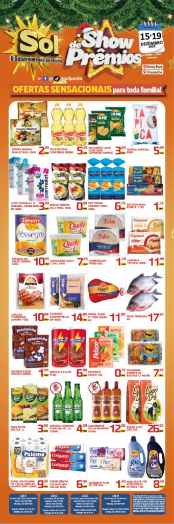 Supermercado Sol e o show de ofertas