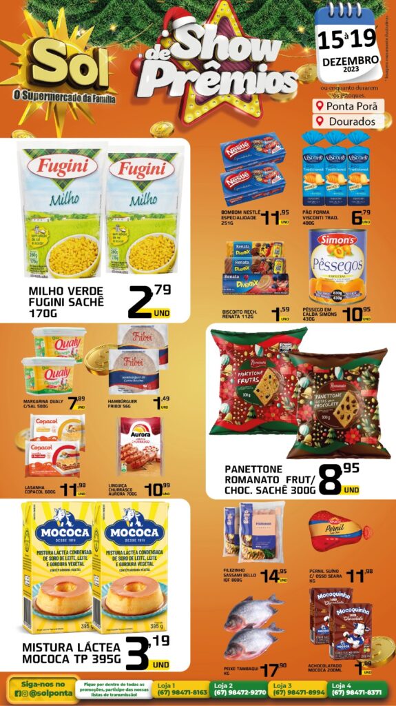 Supermercado Sol e o show de ofertas