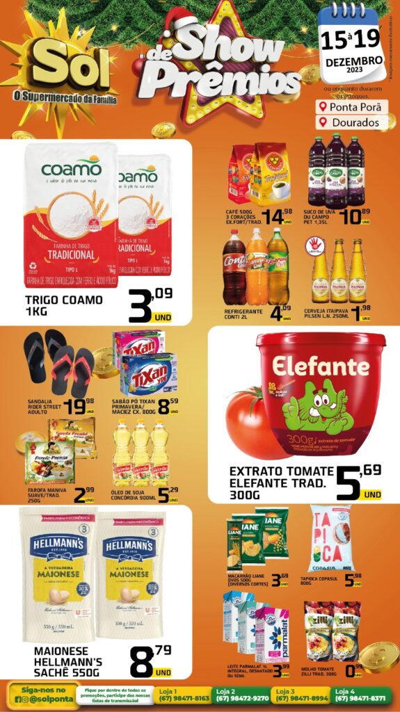 Supermercado Sol e o show de ofertas