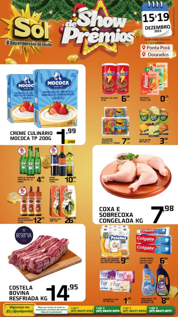 Supermercado Sol e o show de ofertas